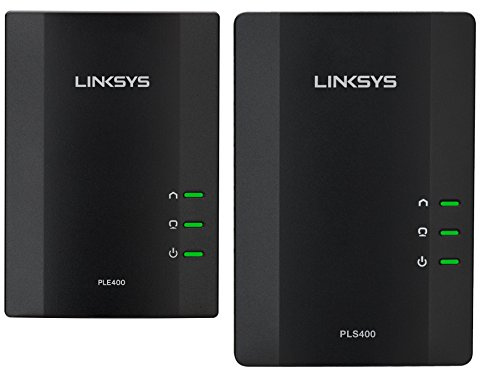 Linksys Powerline AV 1-Port and 4-Port Network Adapter Set (PLSK400-NP)