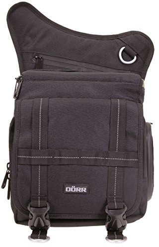 DÖRR Fototasche PARKOUR Small schwarz für kompakte DSLR Kamera, Standard-Objektiv und Blitzgerät