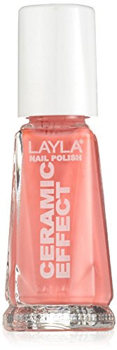 Layla Cosmetics 1243R23-085 Ceramic Effect Nagellack - juicy melon, 1er pack (1 x 0.01 l)