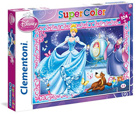Clementoni 27916.6-104 T Cinderella, Klassische Puzzle