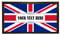 Bang Tidy Clothing Personalised Bar Runners Union Jack Home or Pub Bar Mat Mens Gift Idea