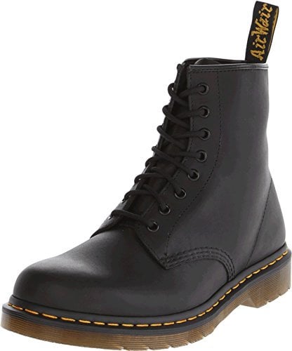 Dr. Martens 1460 Greasy 8 Eye Z Welt, Scarpe Stringate Basse Brogue Unisex Adulto, Nero, 43 EU