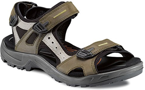 ECCO OFFROAD Men's Open Toe Sandals, TARMAC/MOON ROCK, 13 UK