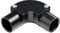 5 x 20mm Black Pvc Conduit Ispection Elbow Bend