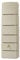 4rain Slim Wandtank Regentonne 330 Liter sandbeige - Regenwassertank, Wasserbehälter, Fass, Wassertank, Regenfass, Regenwassertonne, Wassertonne, Wassertonnen für Garten, Wasserfass