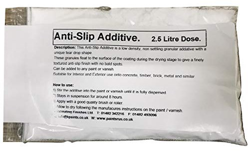 Fascinating Finishes Ltd 1 x 2.5lt Anti-Slip Additive/Granules. Ideal for Any Floor Or Deck Paint