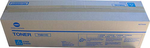 Konica Minolta A070450 Bizhub C451 Toner, 27000 Seiten, TN611C, cyan