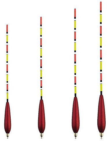 4 Waggler vorbebleit Angel Posen Set Friedfisch Angelposen Angelset Laufposen Schwimmer