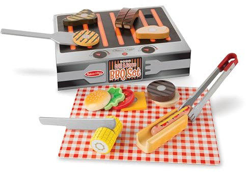 Melissa & Doug Grill & Serve BBQ Set