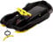 ALPENGAUDI Unisex Jugend Bob Space Schlitten, SCHWARZ, One Size