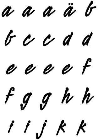 Efco A Alphabet klein Buchstaben K 2 Stempel mit 25 Teile, 11 x 8 x 2 cm