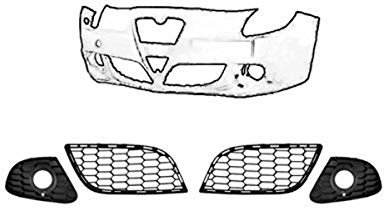 Van Wezel 0113596 Griglia di Ventilazione, Paraurti