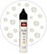 Viva Decor®️ Perlen Pen (Eis-Weiß , 28 ml) 3D Pearl Pen - T Shirt Marker zum Bemalen von Stoff und Textilien - Deko Farben - Stifte Perlen - Made in Germany