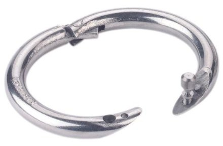 Kerbl Bullennasenring rostfrei, 54 mm, zu 2 Stck. verpackt
