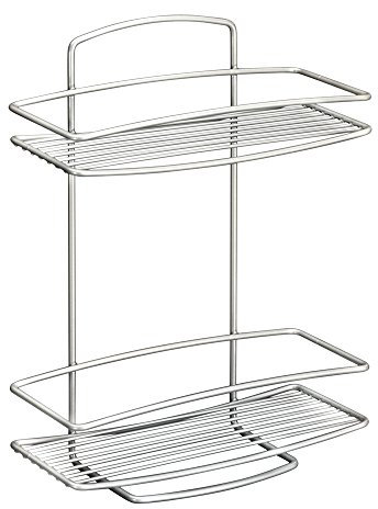 Metaltex 460002 Regal Onda mit 2 Etagen, 26 x 11 x 35 cm