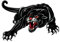 Avisa Aufkleber Panther - schwarz - 18x12cm