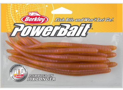 Berkley PowerBait Power Nightcrawler Natural, 6 (13 Count)