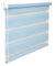 KS Handel 24 DOPPELROLLO DUOROLLO 105 cm BREIT 150 cm LANG HELLBLAU BLAU INKL. SEILZUG FENSTERROLLO KLEMMROLLO Jalousie