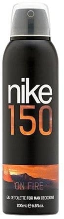 NIKE On Fire Deodorant für Herren, 200 ml, Anti-Flecken-Deodorant für alle Hauttypen, 0 % Aluminiumsalze, langlebig, orientalischer holziger Duft