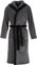 Di Ficchiano DF-15 Herren Bademantel, L, Grey Black