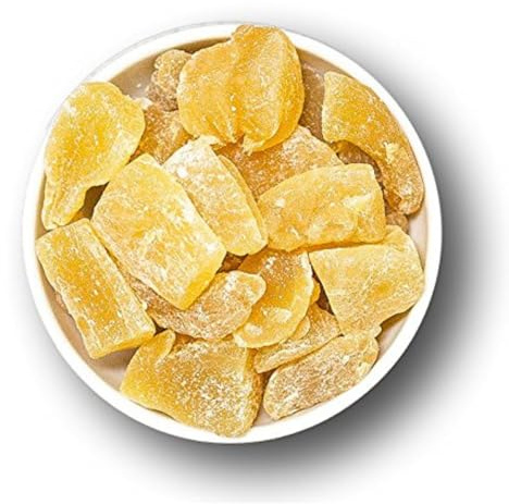1001 Frucht leicht kandierte Ingwer Stück 500g Trockenfrüchte I mit Vitamin C Magnesium Eisen I kandierter Ingwer Thailand I Candied Ginger I Ingwerstücke scharf bis süß