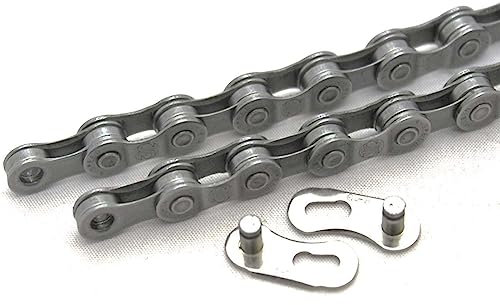 Clarks CL9RB Anti-Rust 9 Speed Chain 1/2-inch x 11/128-inch x 116 Links Qr Link Inc, Silver