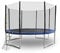 Gartentrampolin Trampolin Outdoor-Trampolin Fitness-Trampolin 305cm, inkl. Randabdeckung, Sicherheitsnetz und Leiter