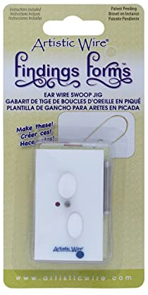 Artistic Wire Findings Forms 228S-666 Swoop Ear Wire, Pack of 1