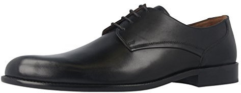 Manz Business-Schuhe in Übergrößen Schwarz 142093-02-001 große Herrenschuhe, Größe:51