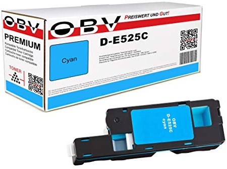 OBV kompatibler Toner als Ersatz für Dell 593-BBLL / VR3NV für E525 E525W Cyan (blau) 1400 Seiten