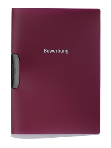 Durable Bewerbungsmappe Duraswing Job, bis 30 Blatt A4, aubergine, 5er Packung, 228931
