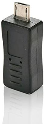 Generic sanoxya Mini-USB Femelle Adaptateur mâle Micro b (USB_Min_f-USB_mic_m) Noir