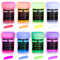 neon nights 8 x Pintura Luz Negra Pintura UV Neón Flourescente 8 x 20 ml