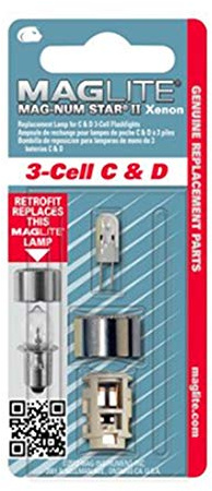 Maglite Reservelampje Xenon 3-Cell