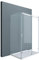 doporro Cabine de Douche Rectangulaire pour Un Seul Mur 90x120x90cm Paroi de Douche en Forme U Verre Transparent de 8mm Ravenna17-2UK