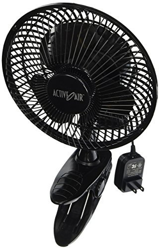 Active Air 5W Ultra Quiet Brushless Clip Fan, 6