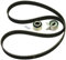 ACDelco TCK179 Profi Zahnriemensatz Keilriemen Satz mit Spannrolle und Spannrolle