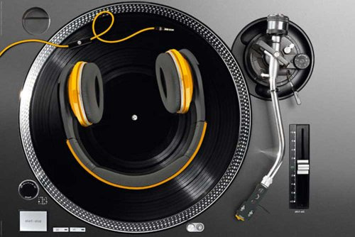 empireposter Steez - Poster - Turntable Smile