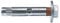 FISCHER metallo tasselli FSL D10 Fischer, 8 X 60 mm, 50 pezzi