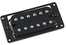 DIMAVERY Humbucker ohne Kappe, mit Rahmen | Humbucker-Tonabnehmer für E-Gitarren
