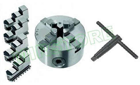 MANDRINO AUTOCENTRANTE PER TORNIO A 4+4 GRIFFE REVERSIBILI Ø 80mm