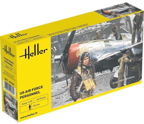 Glow2B Heller Classic 49648 - US AIR Force Personal, 48 Teile, 1/72