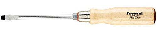 Tournevis manche en bois 4,5 x 0,8 x 90 mm Format