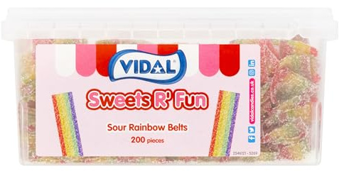 Vidal Rainbow Strips (Pack of 1, Total 200 Pieces)