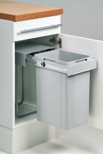 Wesco Bio Single 30 DT Abfallsystem Drehtür Vollauszug / 26 Liter / 30 cm
