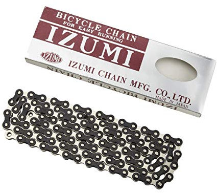 Izumi Silver/Black Standard-Kette 1/8 x 1/2 (116 Glieder), Silber/schwarz, Einheitsgröße