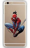 Silicone Gel Cover Case with Spiderman design for Iphone 6 6s (4.7in) (spider04s)