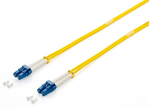 Equip LWL Patchkabel LC->LC 10.00m Singlemode Duplex OS2 YEL Polybeutel