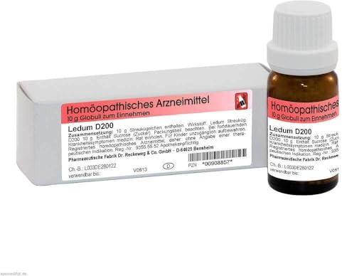 LEDUM D 200 Globuli 10 g