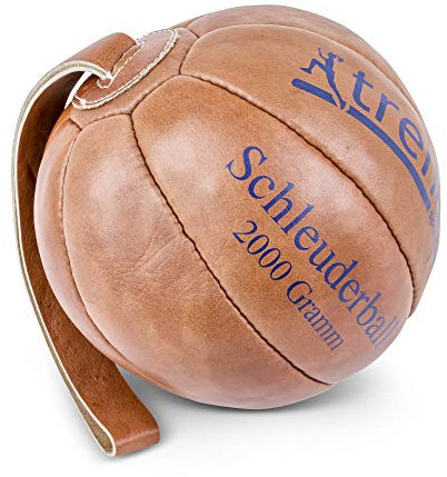 trenas Original Schleuderball aus Leder - 2,00 KG